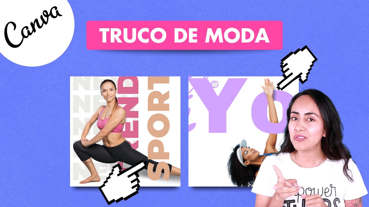 Efecto 3D con Canva Pro: Cómo incrustar una persona entre letras o palabras (Súper fácil y creativo)