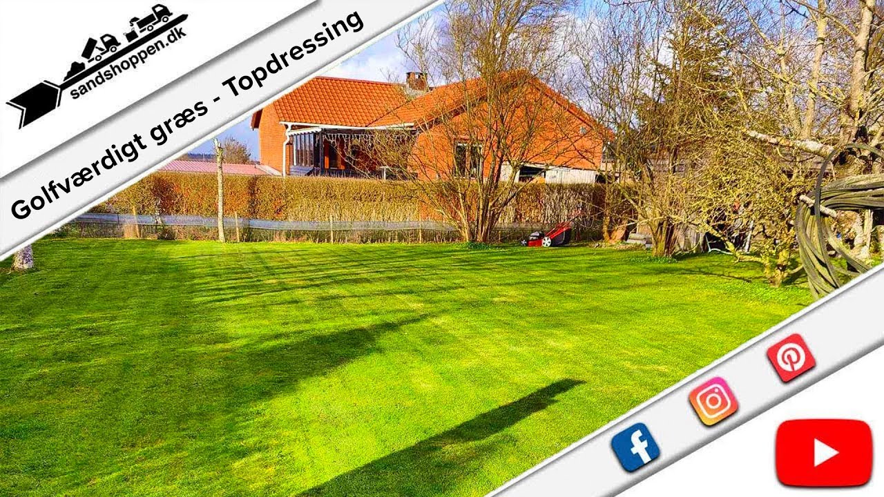 Golfv&aelig;rdigt gr&aelig;s - Topdressing