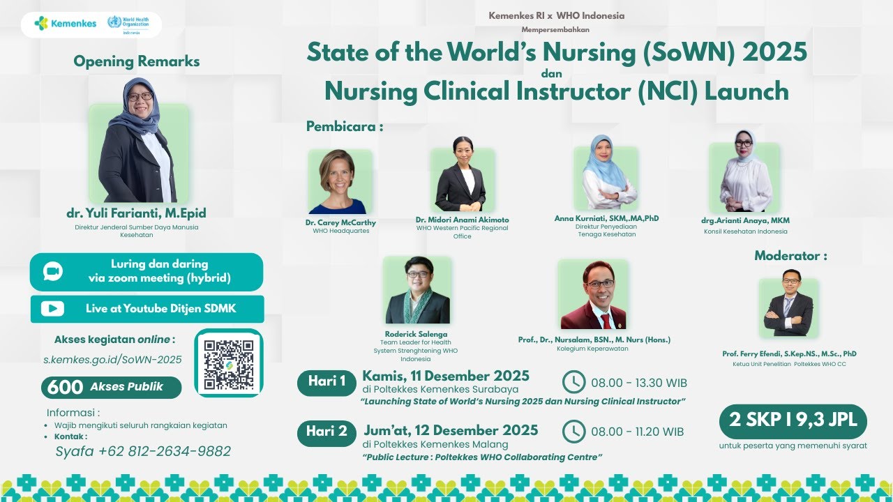 Day 2 WHO WPRO: State of the World's Nursing (SoWN) 2025