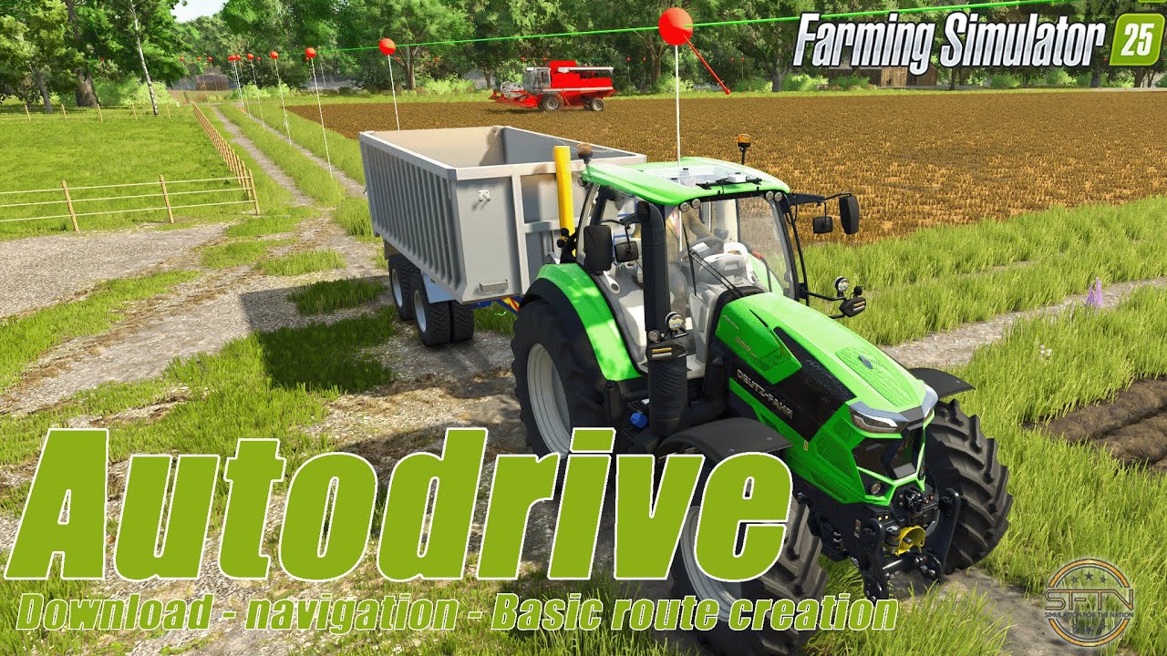 Master Autodrive in Farming Simulator 25: Navigation of mod & Basic route creation!