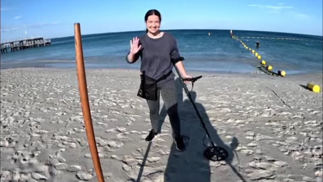 Beach Metal Detecting, He Missed Me