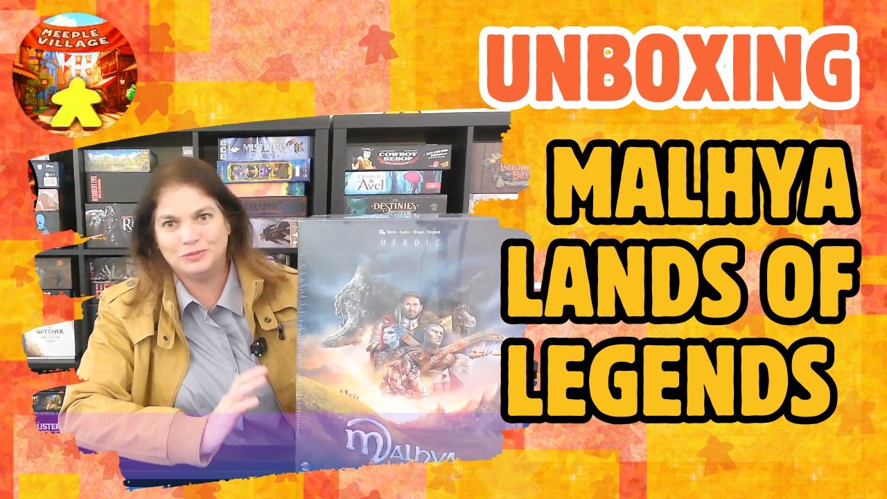 Распаковка настольной игры Malhya Lands of Legends