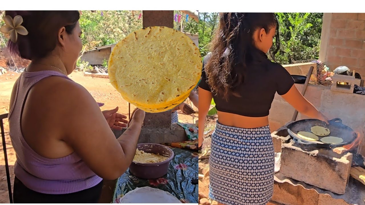 🛑haciendo 🤩unas ricas tortillas amarillas caseras(:aventuras intipuqueñas 503:)