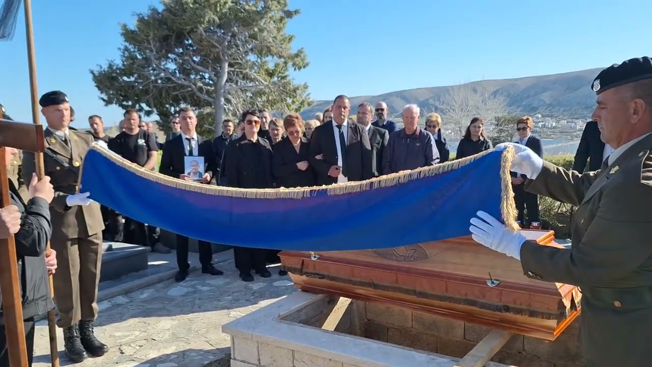 Ispratili smo hrvatskog branitelja Josip (Bepo) Paro Vidolin 08 04 2026 PAG