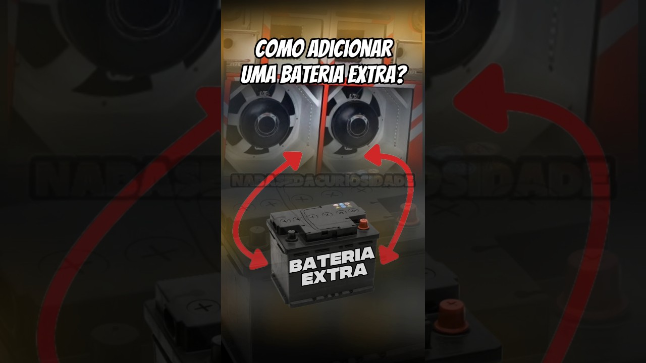 Como ligar uma bateria extra?  #somautomotivo #curiosidades #bateria