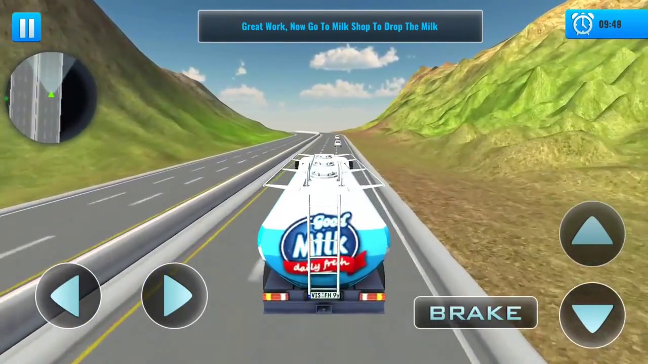 Milk Delivery Transport Truck Android gameplay