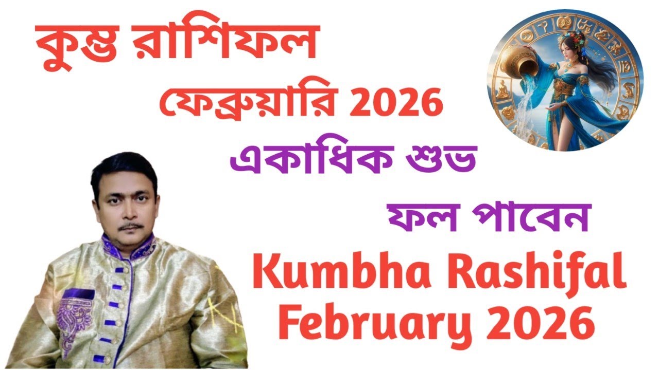 কুম্ভ রাশির ফেব্রুয়ারি মাসের রাশিফল। নতুন সুযোগ সুবিধা বৃদ্ধি পেতে চলেছে। Kumbha Rashifal February.