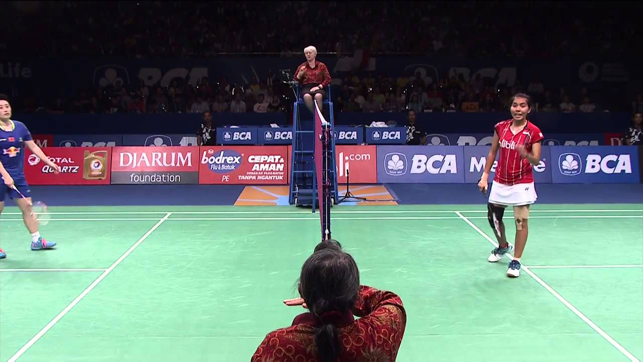 BCA Indonesia Open 2015 | Badminton SF M3-WD | Yu Y/Zhong QX vs Maheswari/Polii