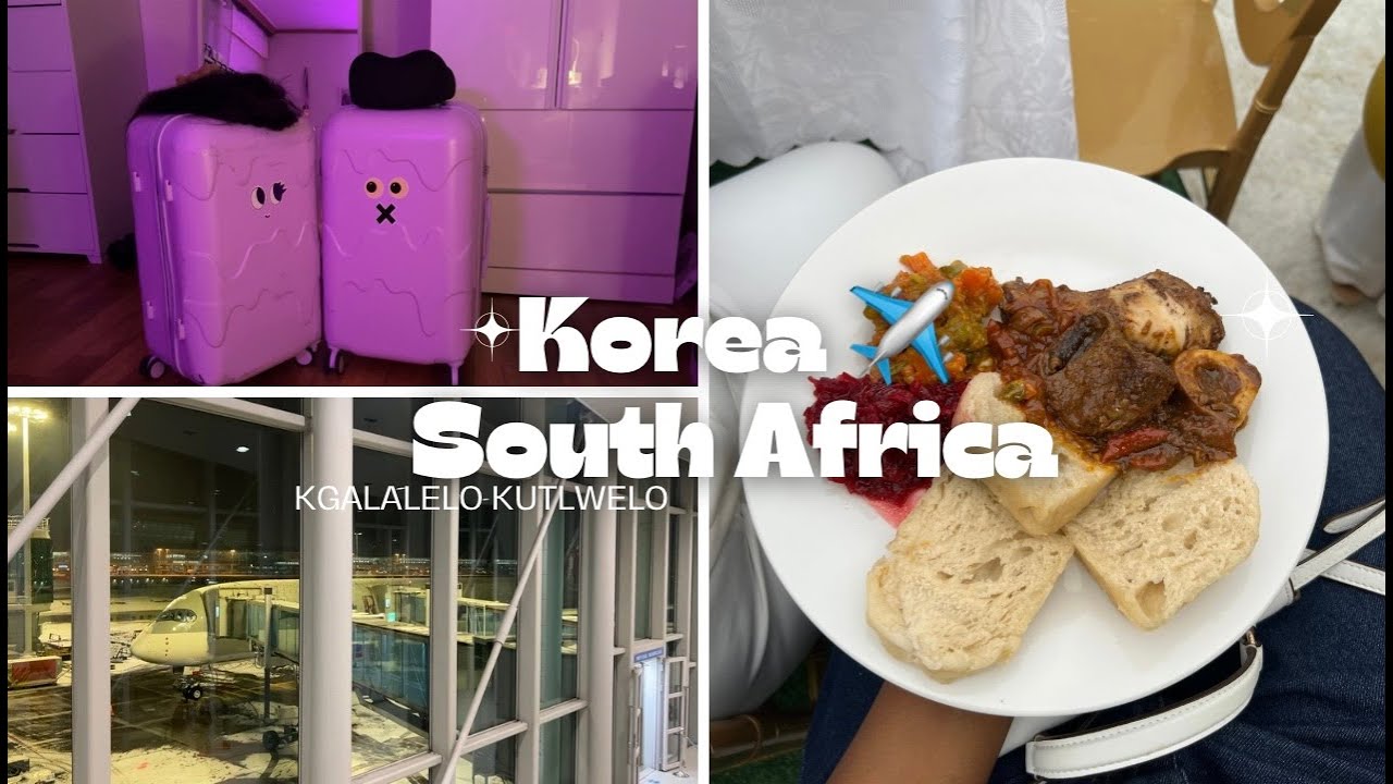 Корея — Южная Африка: *видеоблог* | Эконом-класс Qatar Airways | Южноафриканский ютубер