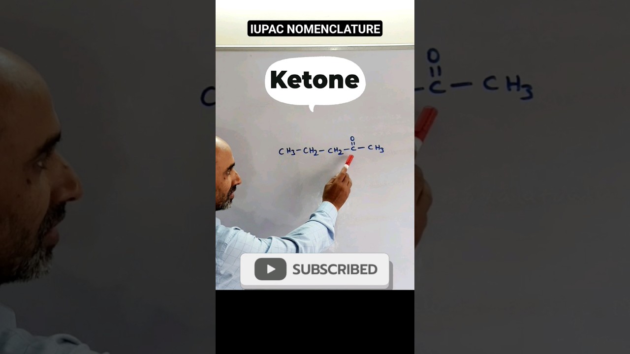 iupac nomenclature of ketone | organic chemistry