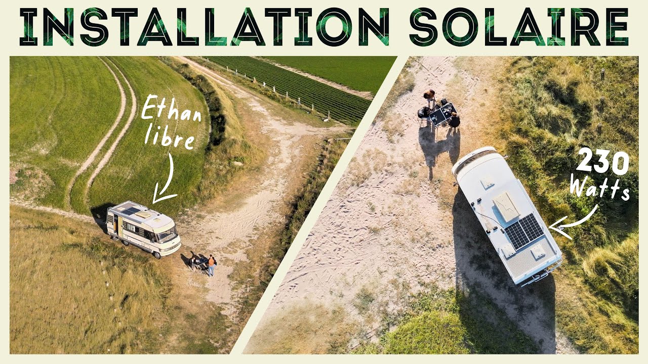 On Installe (enfin) Nos Panneaux Solaires ☀️  RÉNOVATION HYMER B584 🔨🧰
