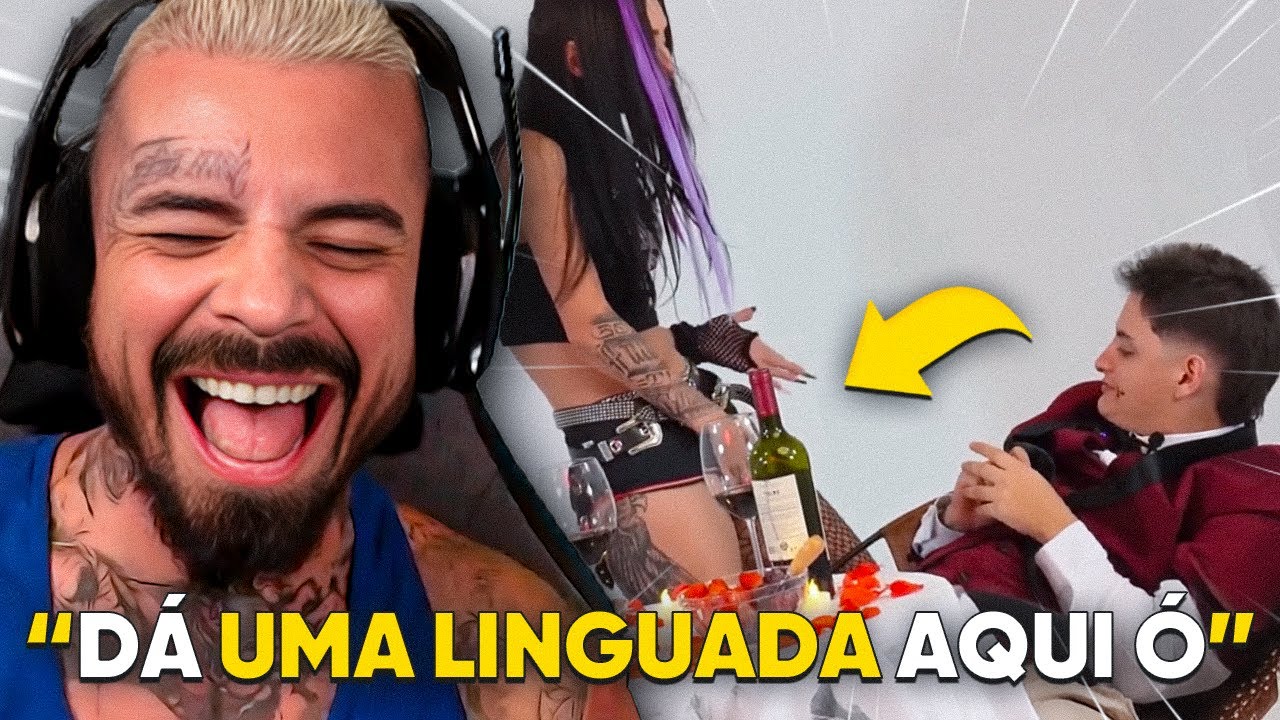 reagindo a 10 MULHERES vs THIAGO SEM T