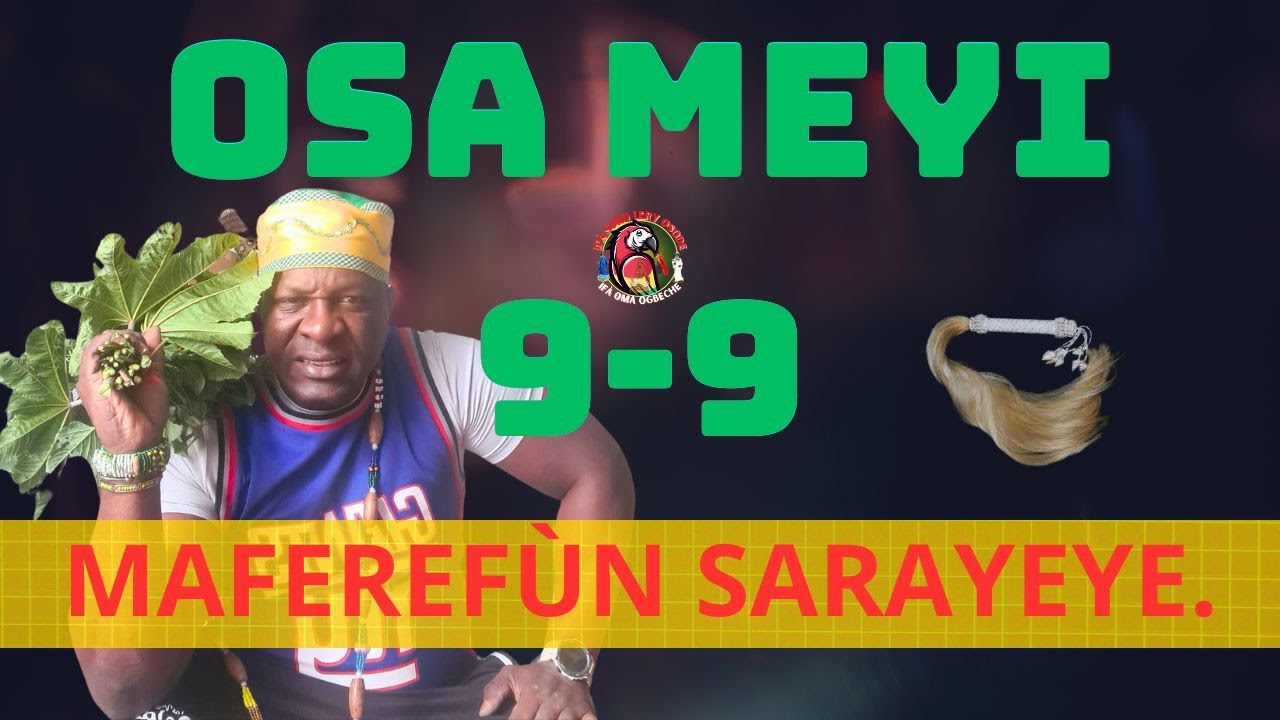 ENTIENDE MÁS SOBRE EL ODDUN OSA MEYI( 2da parte)9-9..🦜🙏