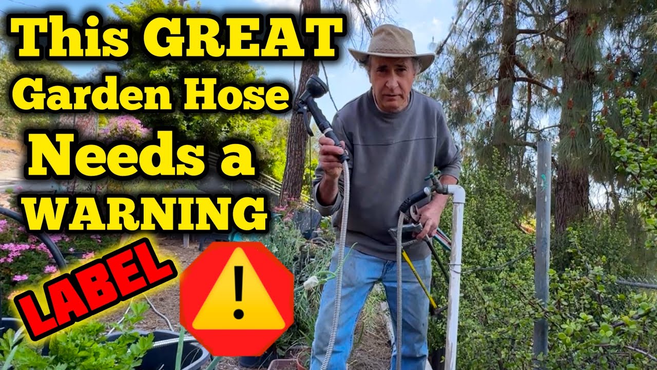 METAL Garden Hose Makes Gardening FUN & EASY, NO KINKS, Dog & Pet Proof, TIPS on Repair Light Weight