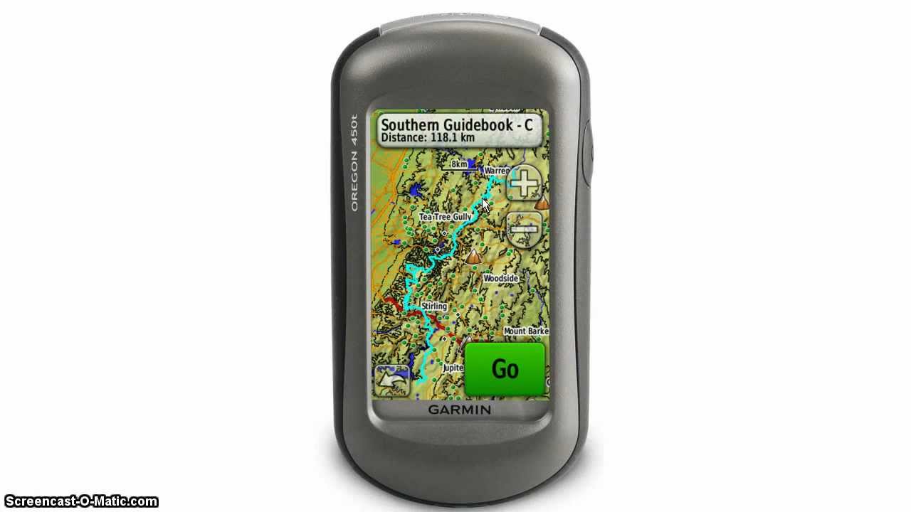How to load a GPX file onto a handheld Garmin Oregon GPS unit (and newer Garmin eTrex 10, 20 & 30)
