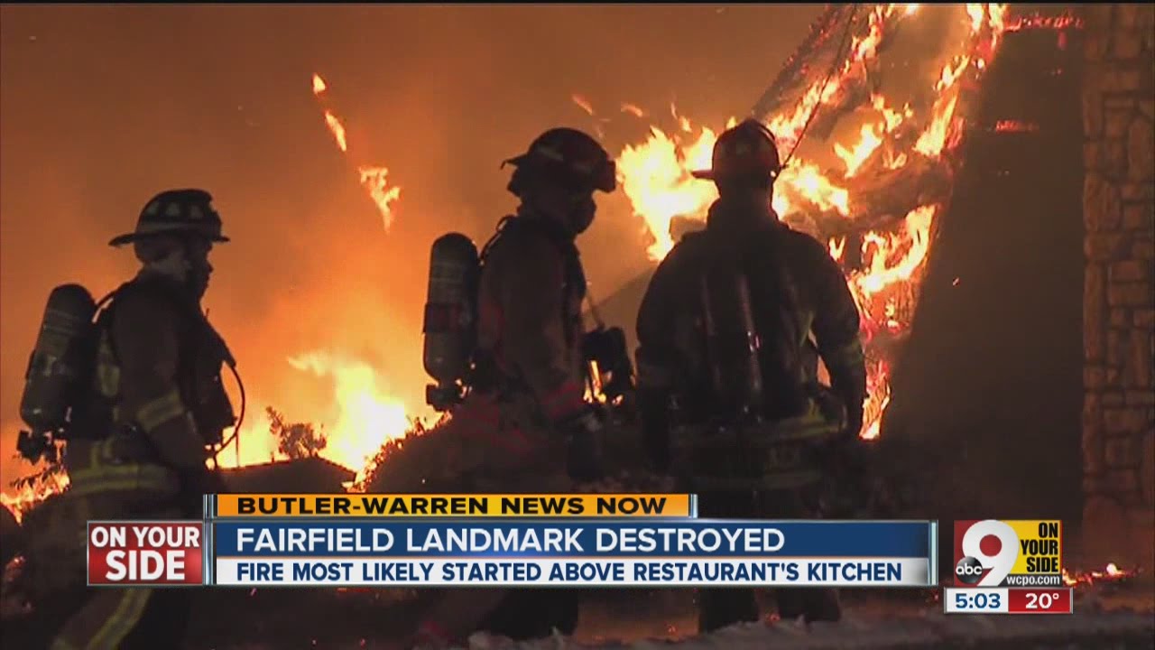Fire destroys Fairfield landmark