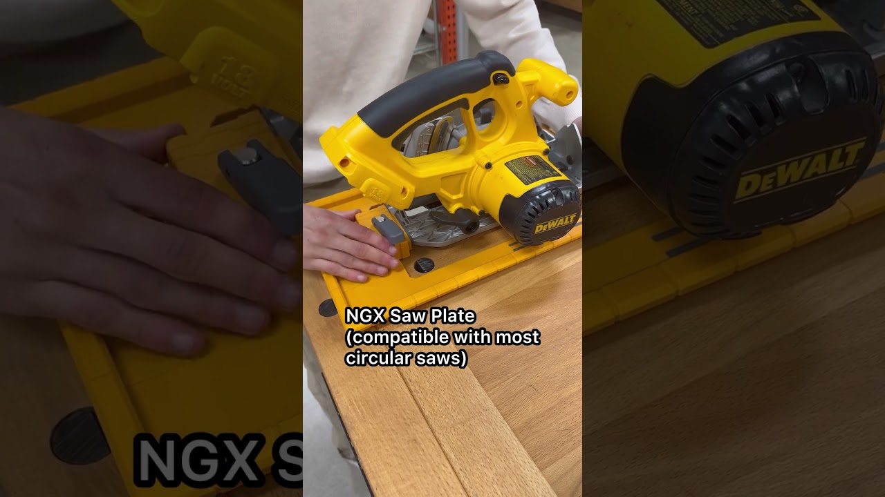 BORA NGX Saw Plate + Clamp Edge #tools #woodworking #oddlysatisfying #saw