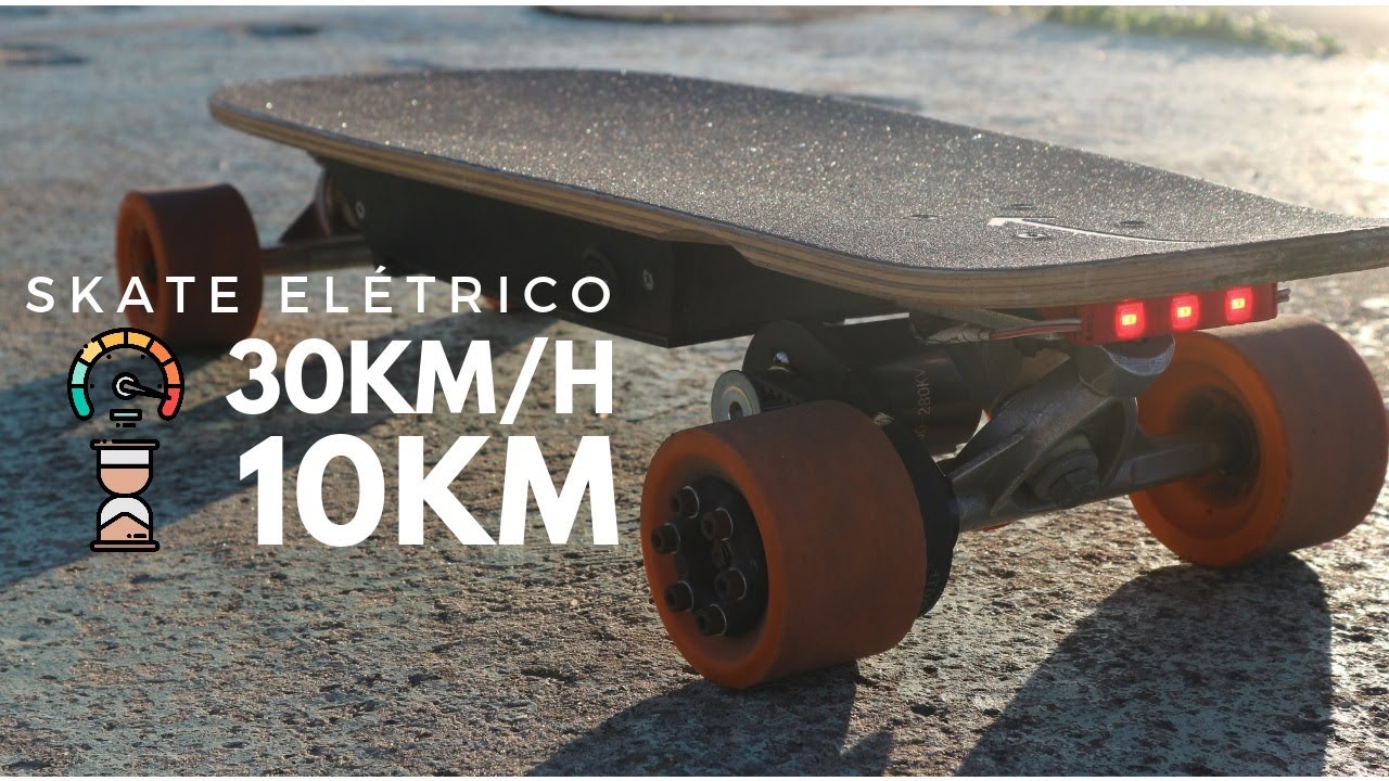 FIZ UM SKATE ELÉTRICO BARATO (DIY)