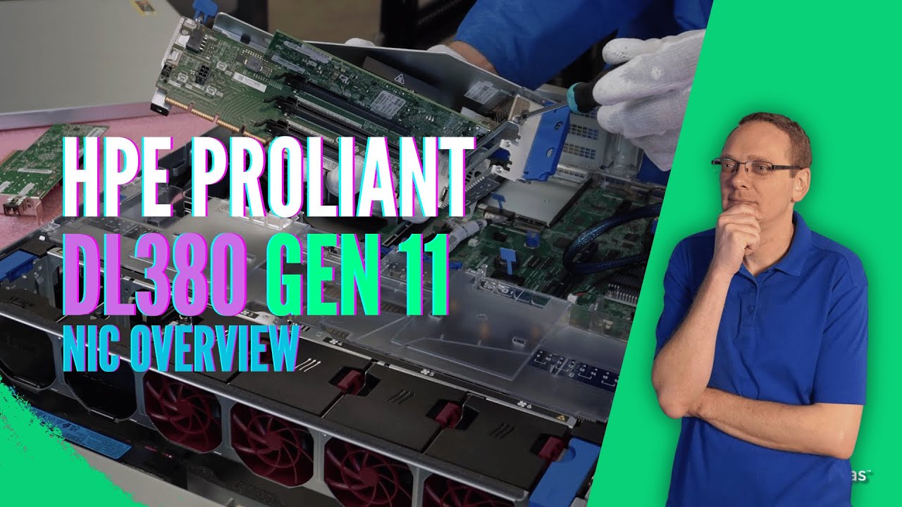 Сетевые карты сервера HPE DL380 ProLiant Gen 11 | Варианты сетевых карт | Установка PCIe