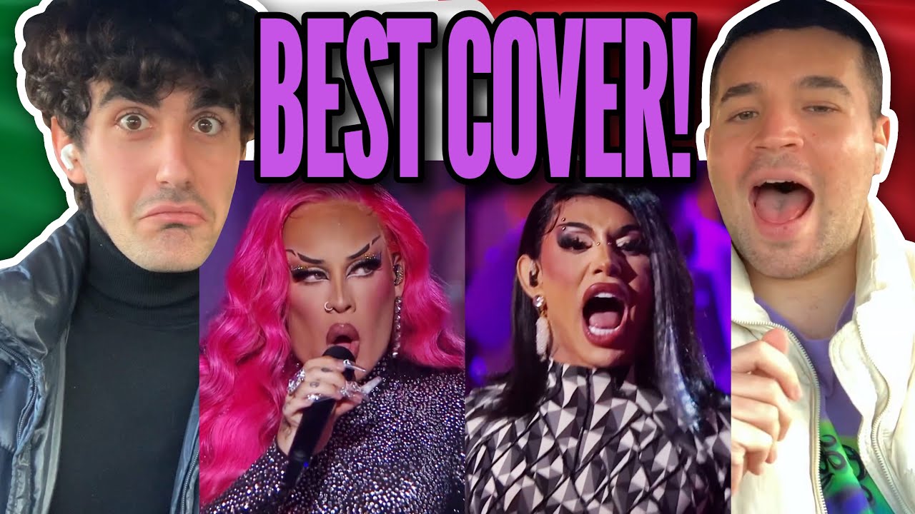 ITALIANS React 🇮🇹 Gloria Groove, Grag Queen - Unholy (Brazilian Cover) Música Boa Ao Vivo