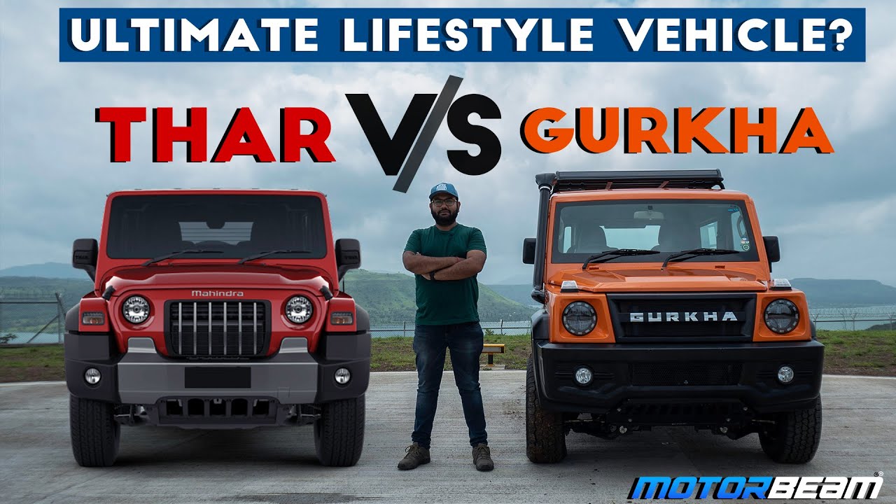 Force Gurkha vs Mahindra Thar - What Should You Buy? | MotorBeam