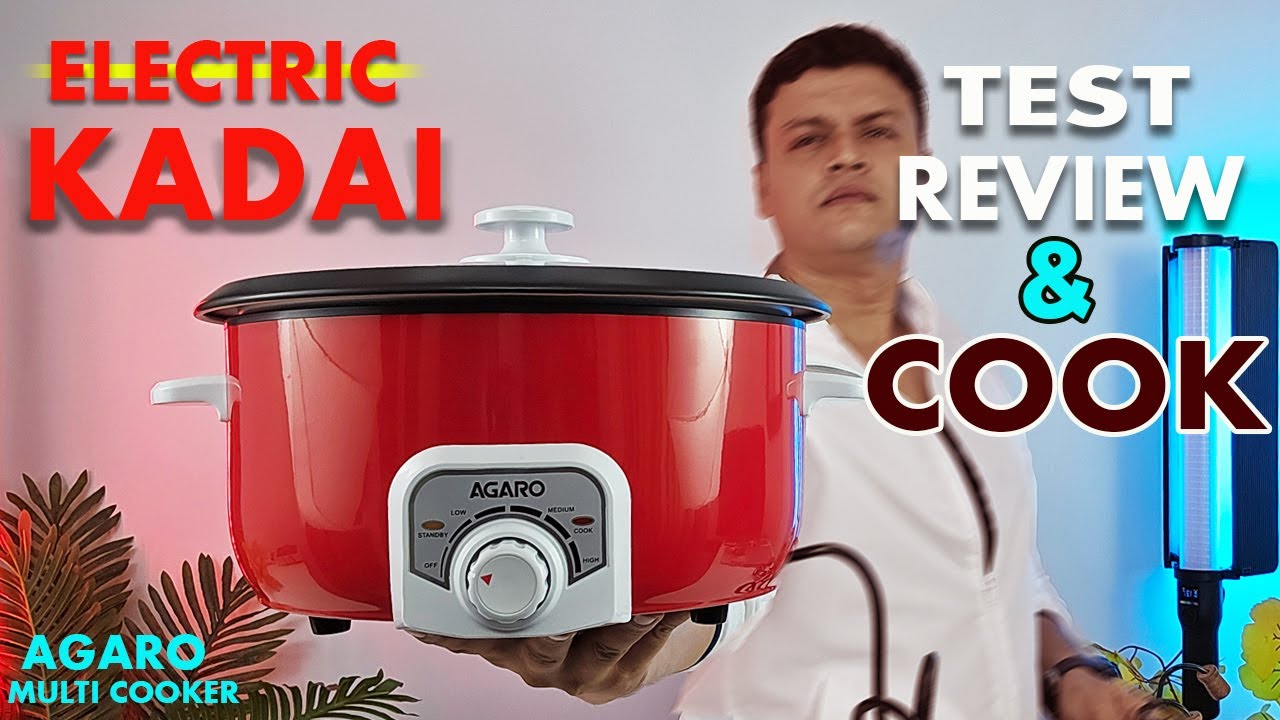Agaro Electric Multi Cooker N Kadai | AGARO Regal Multi Cooker | For travel for student money saver