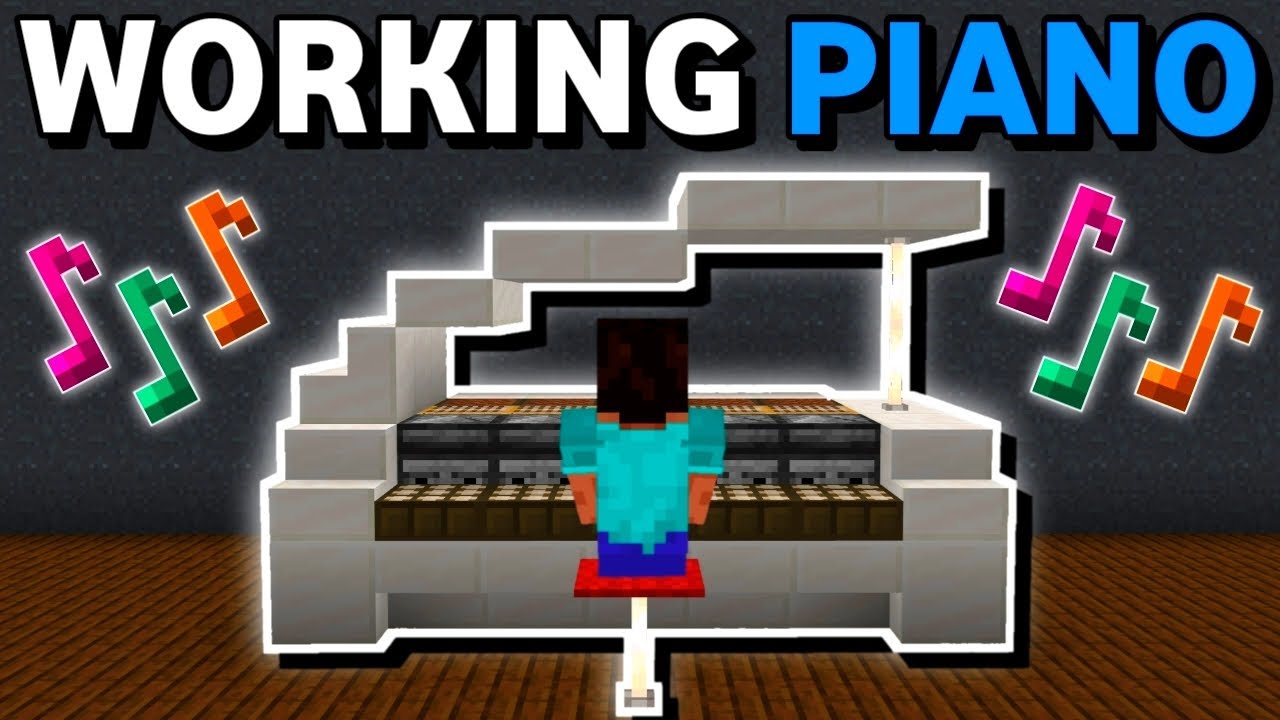 Minecraft: обучающий курс по игре на пианино!