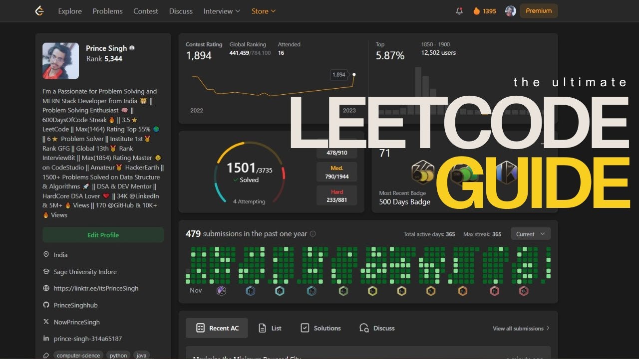 ПОЛНОЕ руководство LeetCode | Самый умный способ решать, практиковать и мастерски проходить собес...