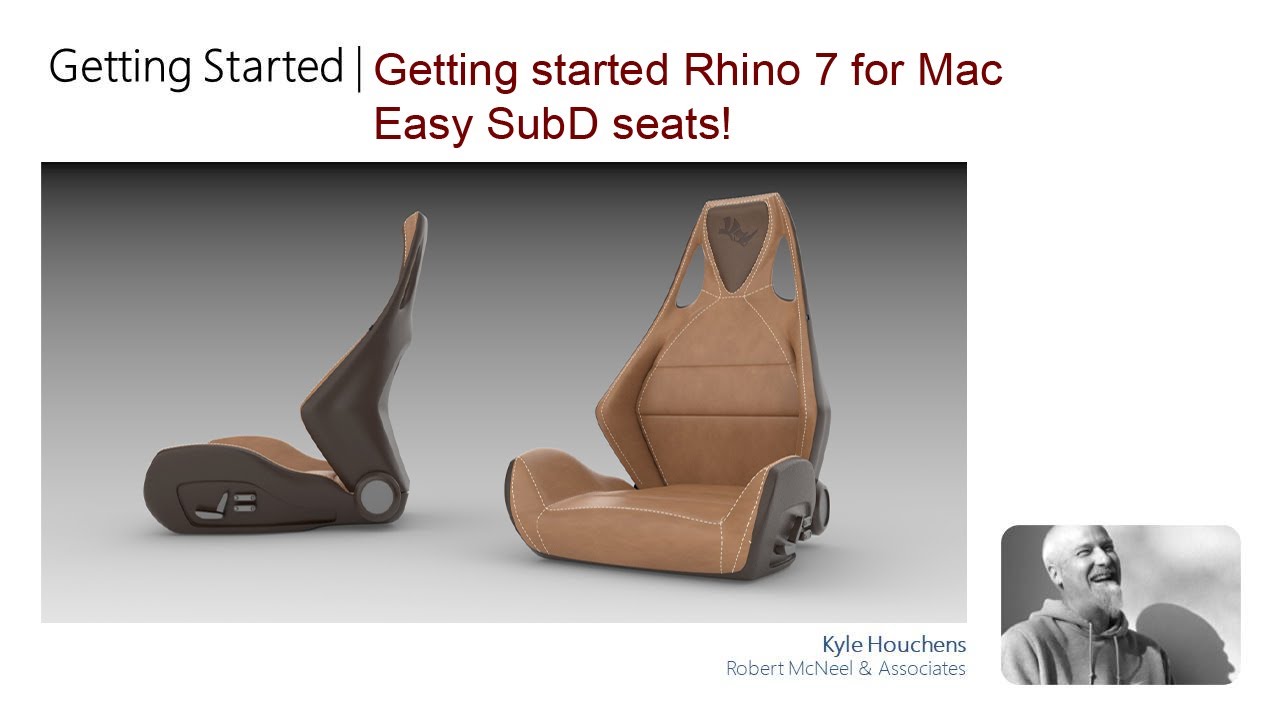 Getting Started Rhino 7 for Mac  - Beginner Build of Seats with SubD