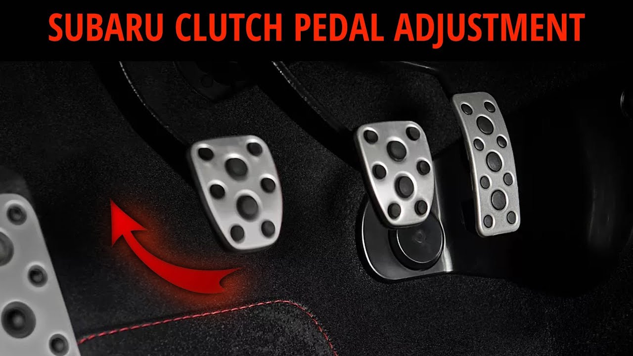How To - Adjust Clutch Pedal - Subaru STI FRS 86 BRZ