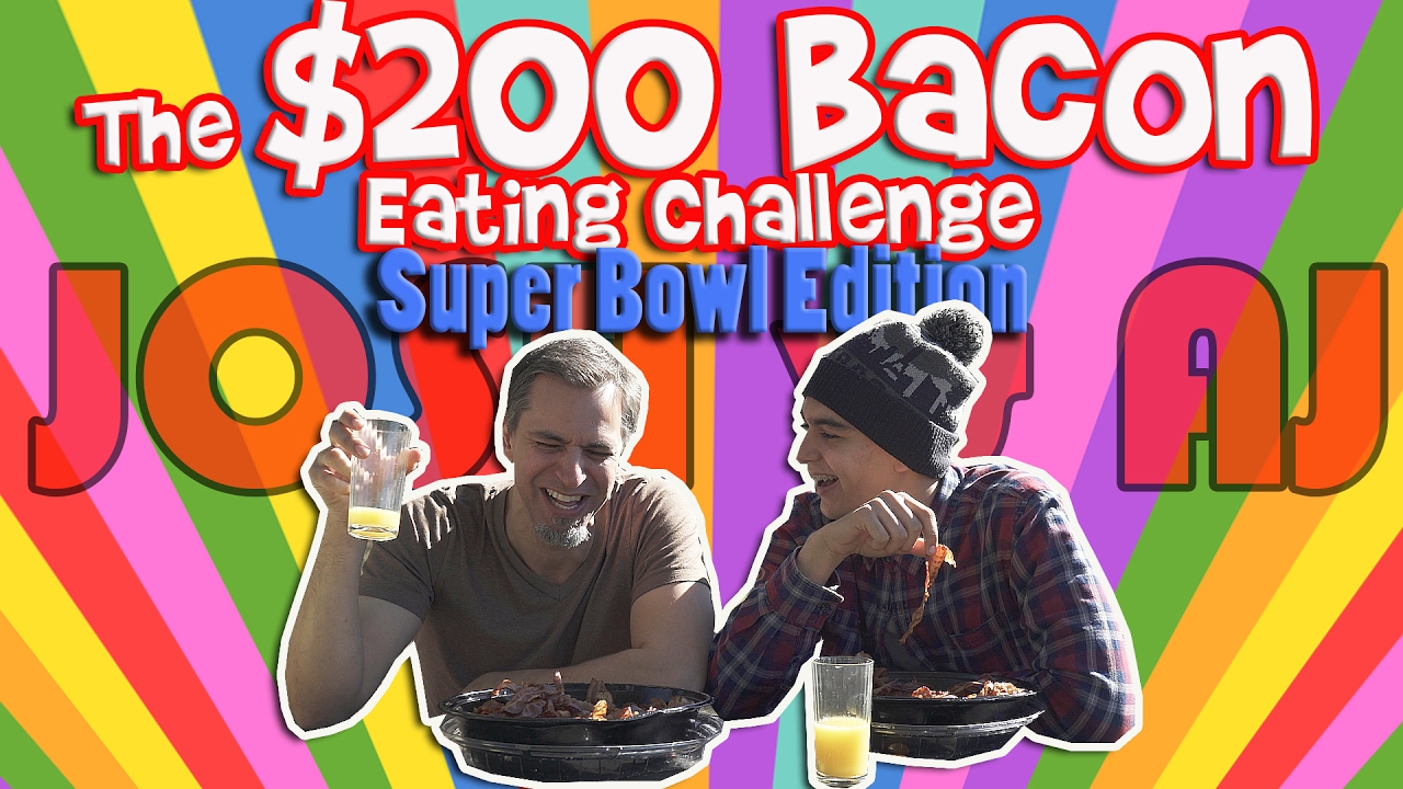 $200 BACON CHALLENGE | Josh Darnit