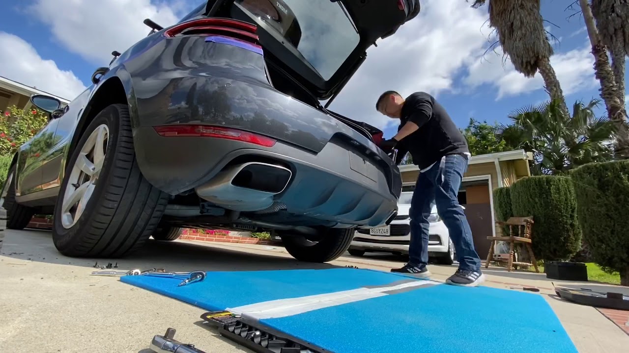 Porsche Macan Towing Receiver Hitch Installation