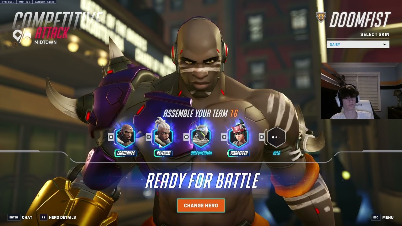 Overwatch 2, ранг 1, Doomfist Cartifan, трудные времена для Doomfist Mains, том 5