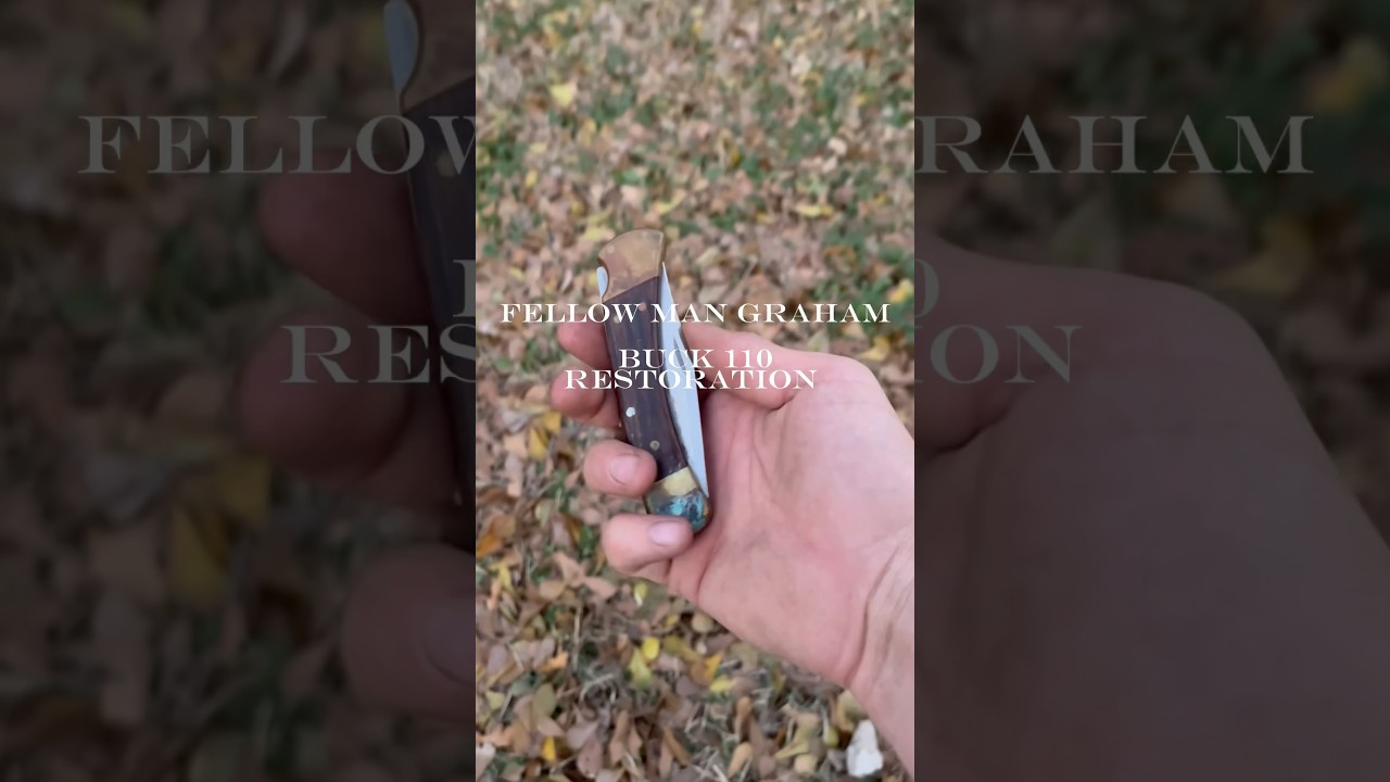 Restoring an old Buck 110 #restoration #knifecommunity