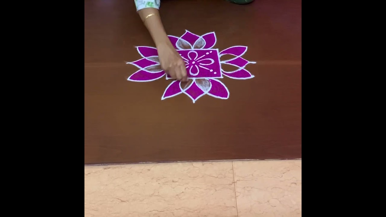 Easy Friday rangoli designs🌷dots beautiful Muggulu🌷Simple Festival kolam #super Muggulu