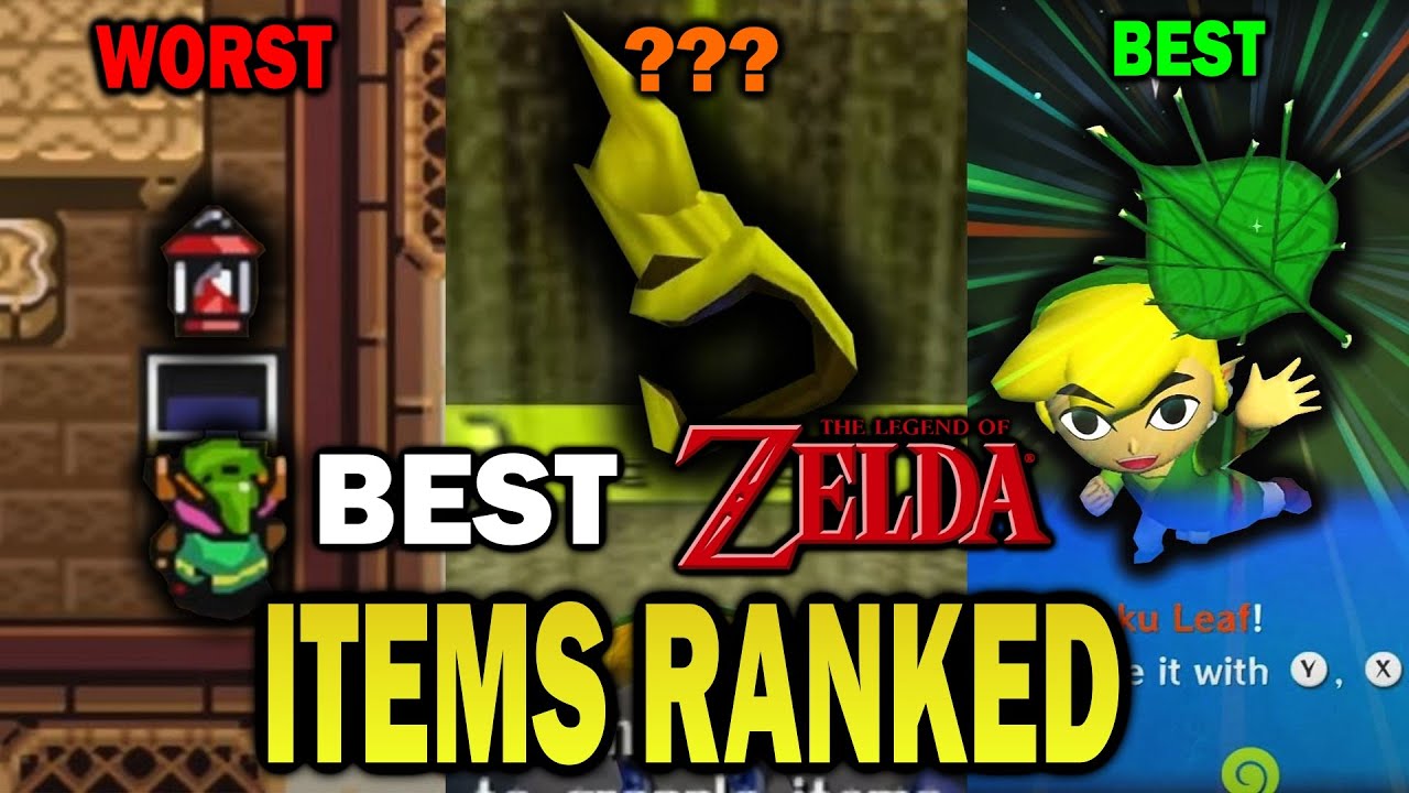 RANKING The BEST ITEM In EVERY ZELDA GAME From WORST TO BEST