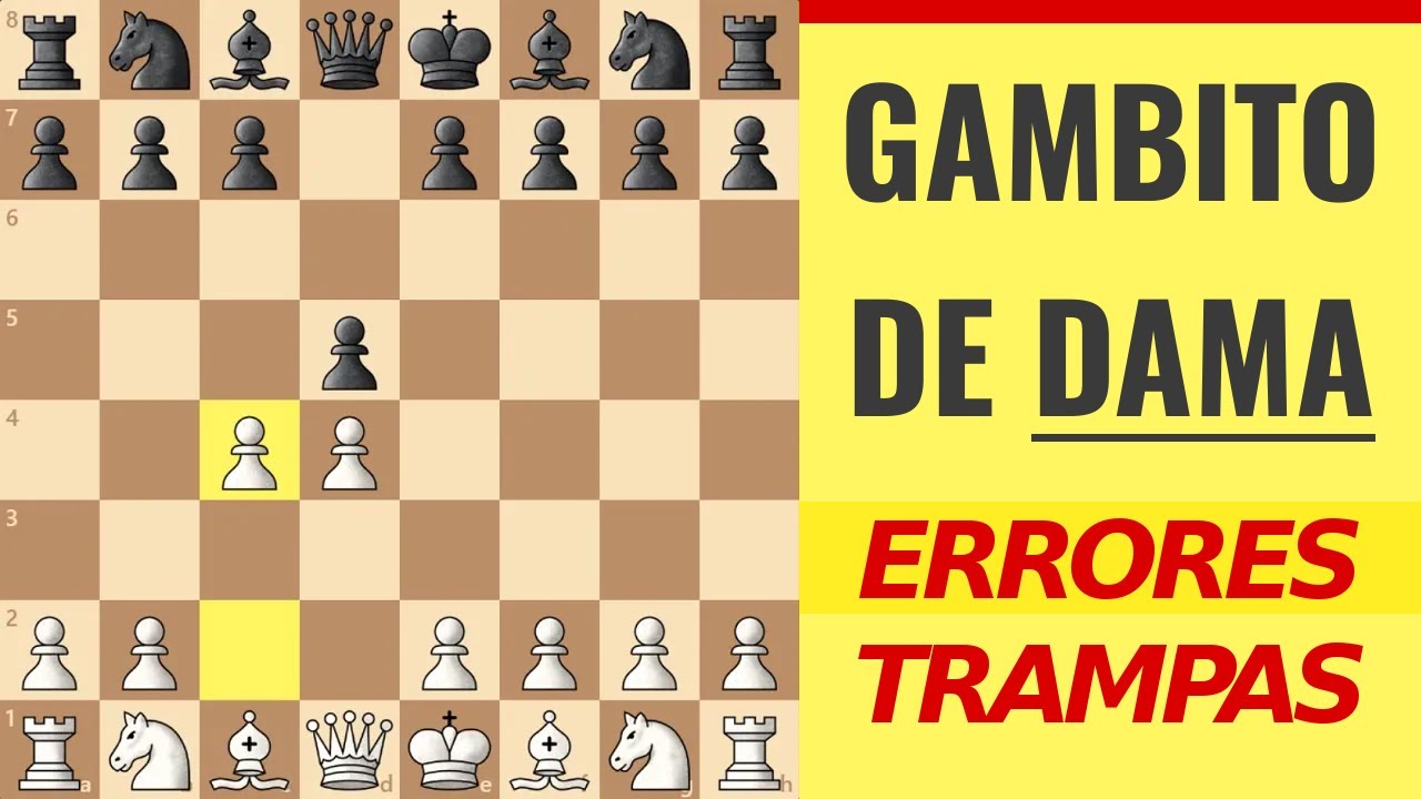 Cómo NO jugar el Gambito de Dama (Errores y trampas)