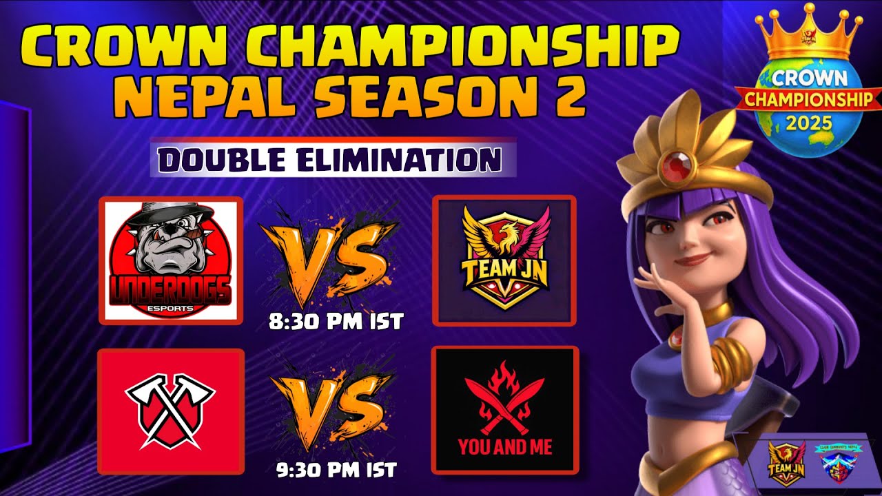 Stage 2 - Crown Championship Nepal Season 2 #mixcup #coc #live
