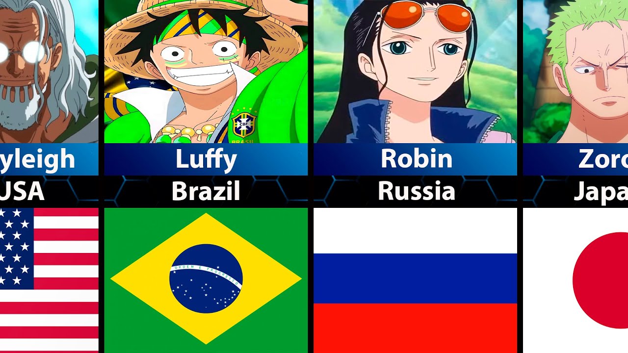Which Country is EVERY One Piece Character From?🌍