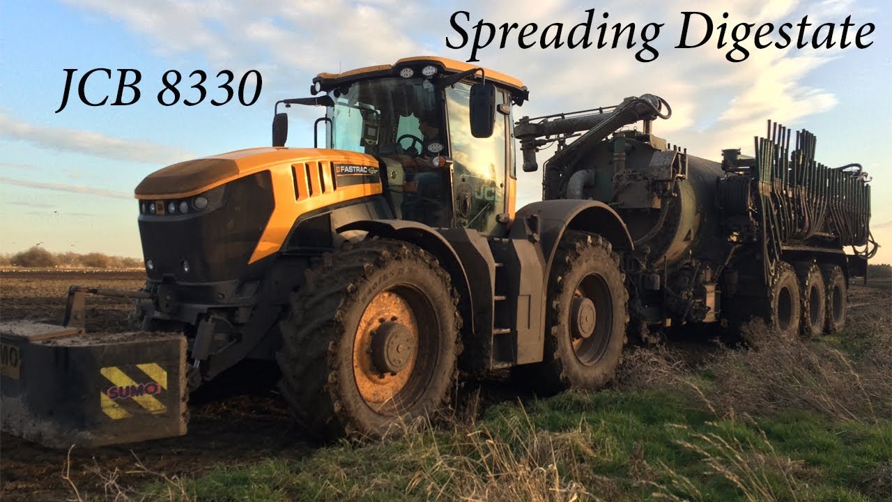 JCB Spreading Digestate