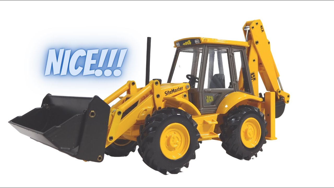 Unboxing a New JCB 4CX Backhoe 1/32 Scale Diecast Model Joal