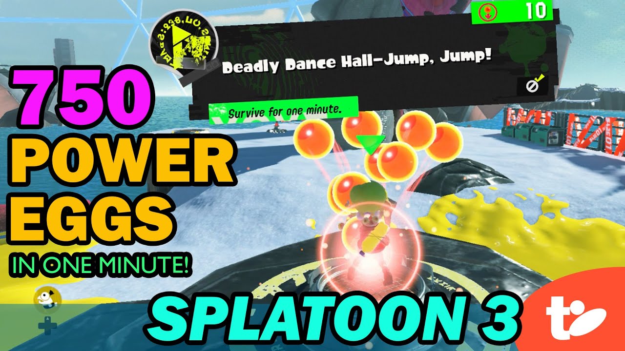 Splatoon 3 Power Egg Farming Guide: How to Get 750 Power Eggs in 1 Minute