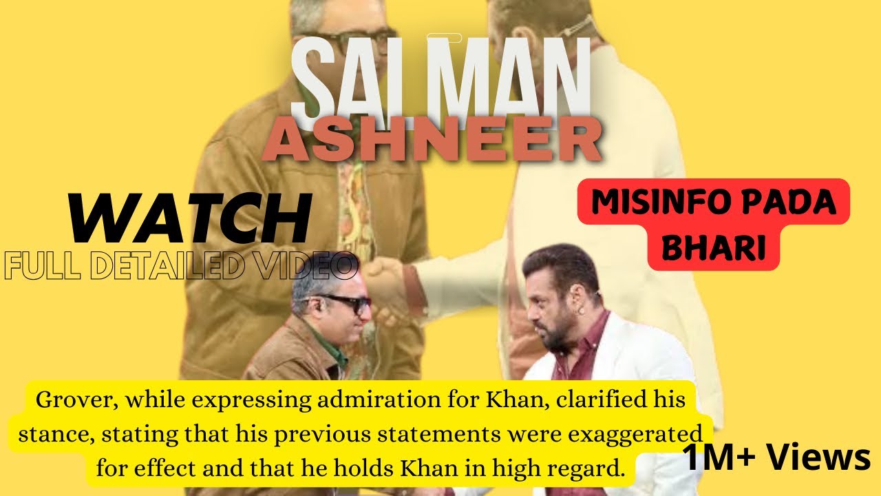 Salman Khan vs. Ashneer Grover | Explosive Showdown Unveiled!