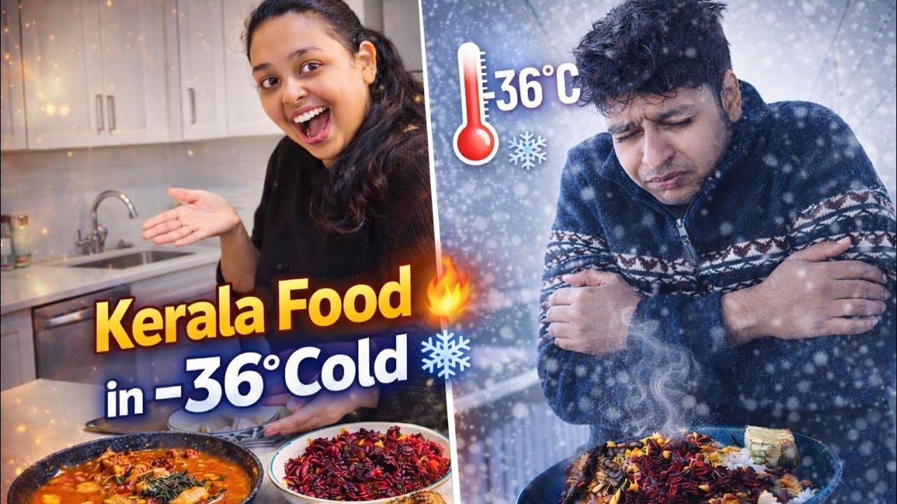 –36°C തണുപ്പിൽ കേരളാ ഫൂഡ് | Kerala Food in winter| cooking kerala food| Cooking| MrandMrsLazyCouple