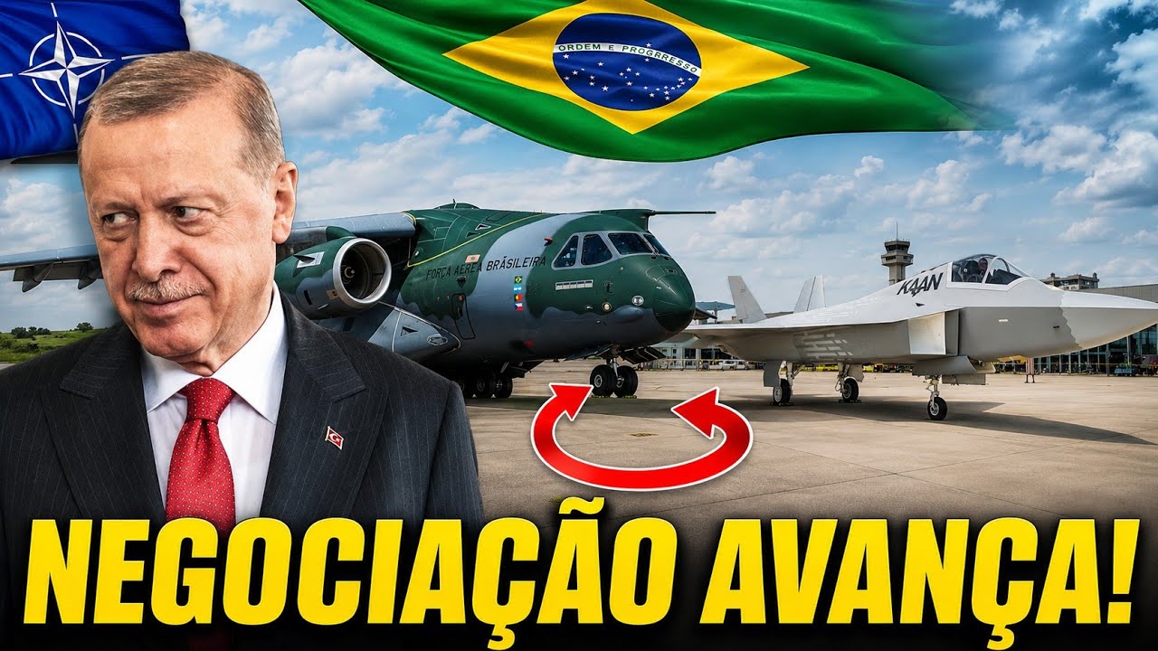 URGENTE! KC390 KAAN EM NEGOCIA&Ccedil;&Atilde;O!? BRASIL LEVA VANTAGEM - CA&Ccedil;A TURCO EM PLANO SUBSTITUTO!