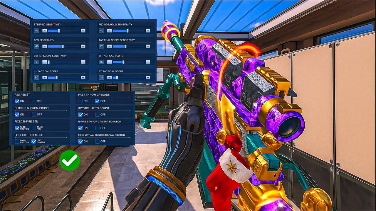 DLQ33 Holiday Game play + The best Settings & Senstivity 🔥😍