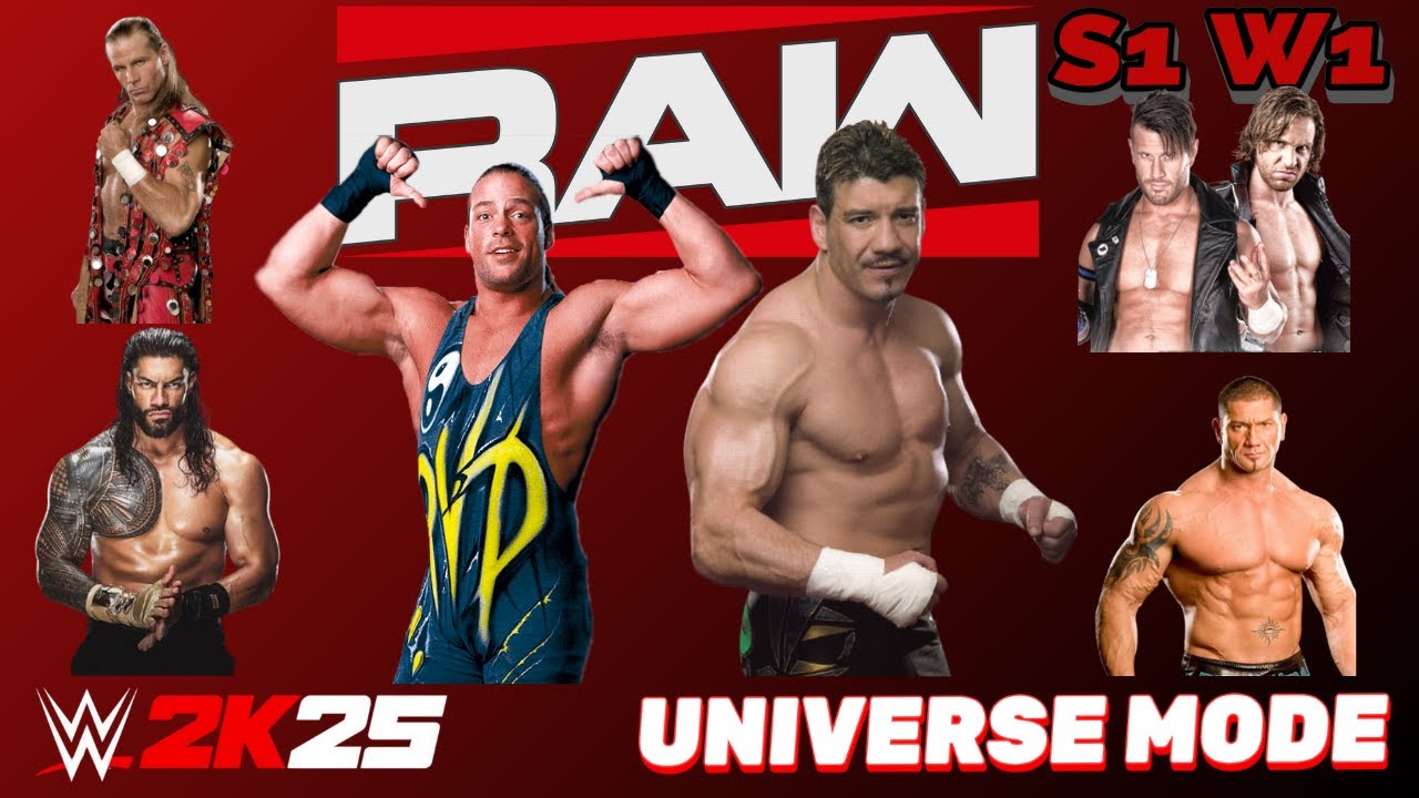WWE 2K25 Fantasy Universe Mode ITA #1 | S1 Week 1 - RAW | IL DEBUTTO! RVD VS EDDIE GUERRERO!