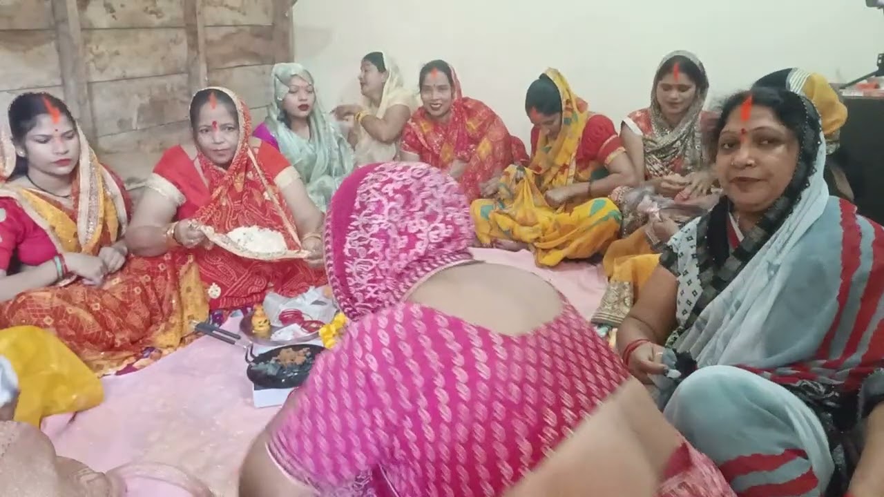  💥गइया कै गोबरा मंगाये तव बेदिया लिपायव ♥️अवसान मैया का कोछभरते समय गाए जाने वाला गीत 🙏🙏🌹🌹
