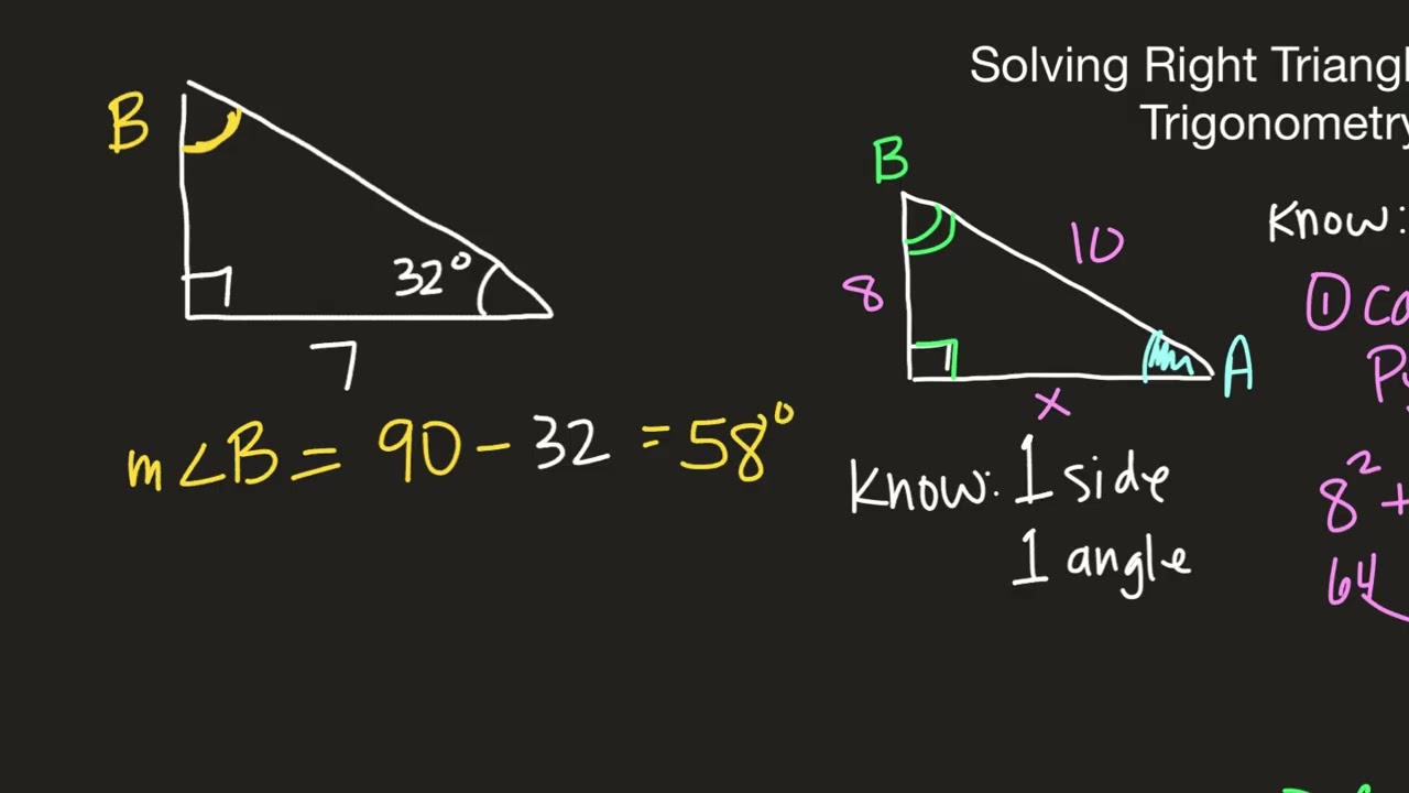 Solving Right Triangles