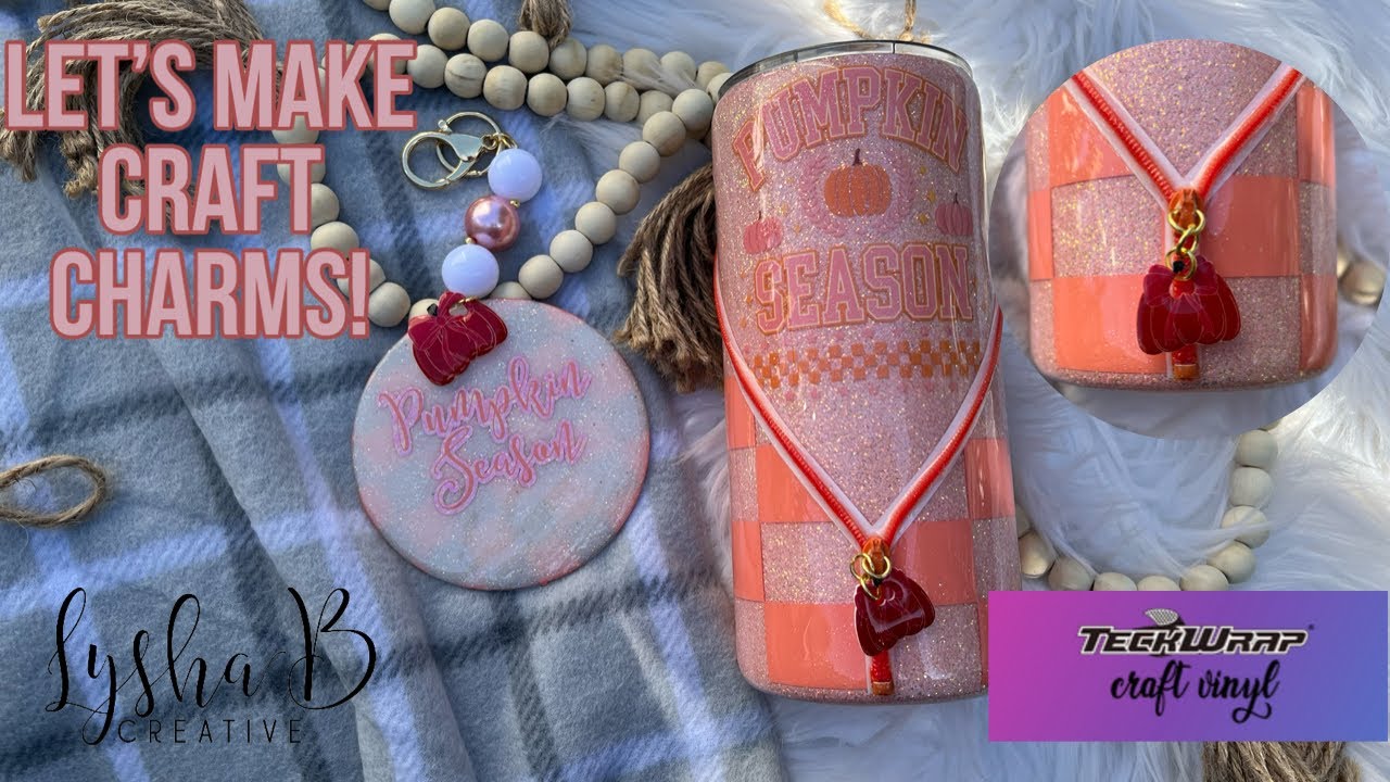 New Shrink sheets from TeckWrap Craft, Making Tumbler charms for Zipper tumblers and keychains